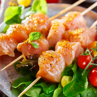Chicken Kabobs with Honey BBQ Sauce