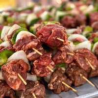 Filet Mignon & Chicken Kabobs with Luau Sauce - Combo Pack