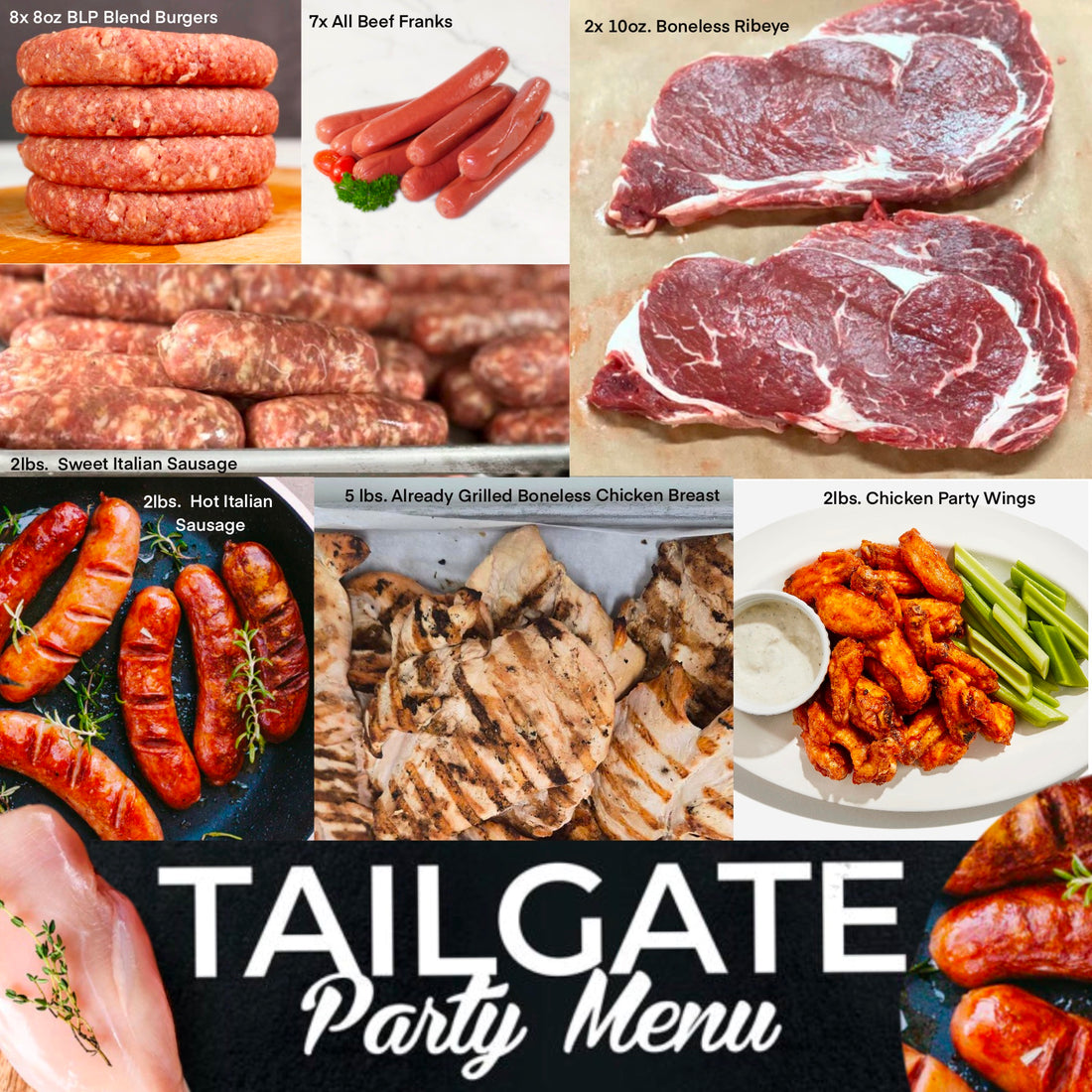 Tailgate Party Menu Bundle
