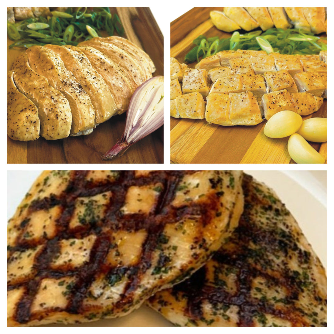 Grilled Boneless Chicken Breasts - Fully Cooked Assortment