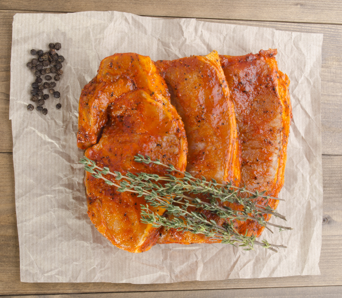 Honey BBQ Marinated Pork Chops