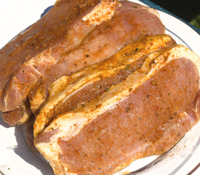 Honey Mustard Marinated Pork Chops