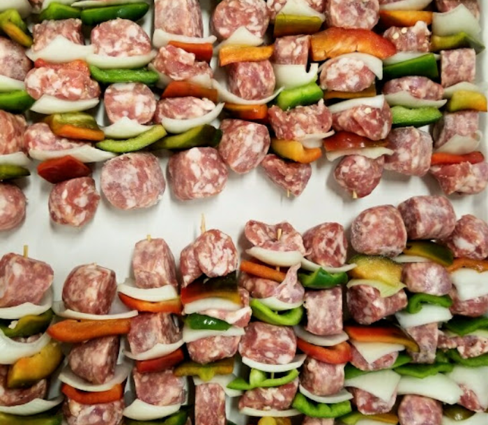 Sweet Sausage Kabobs