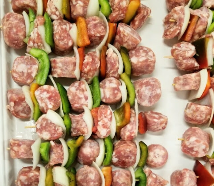 Sweet Sausage Kabobs